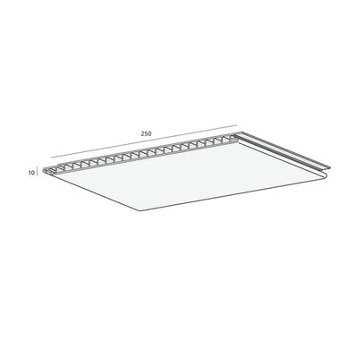 Florence binnenplafond paneel 250x10mm