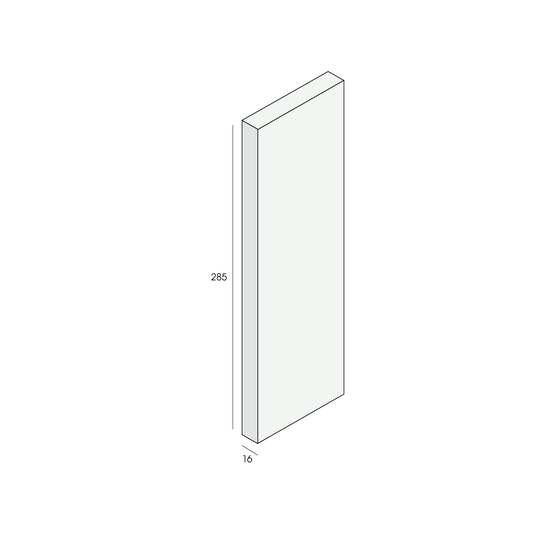 Unipanel bouwpaneel 285x16mm
