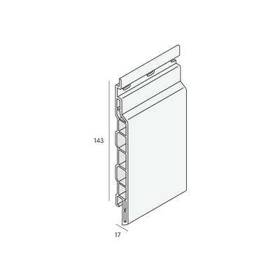 Keralit Sponningdeel 143 mm