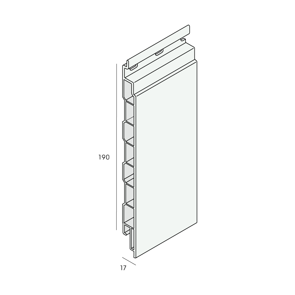 Keralit Sponningdeel 190 mm