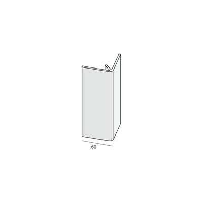 Buitenhoekprof. 60x60mm Novicell v. 2803
