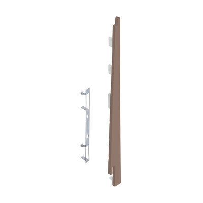 Eindkap+connector rechts voor 2817 (5st)